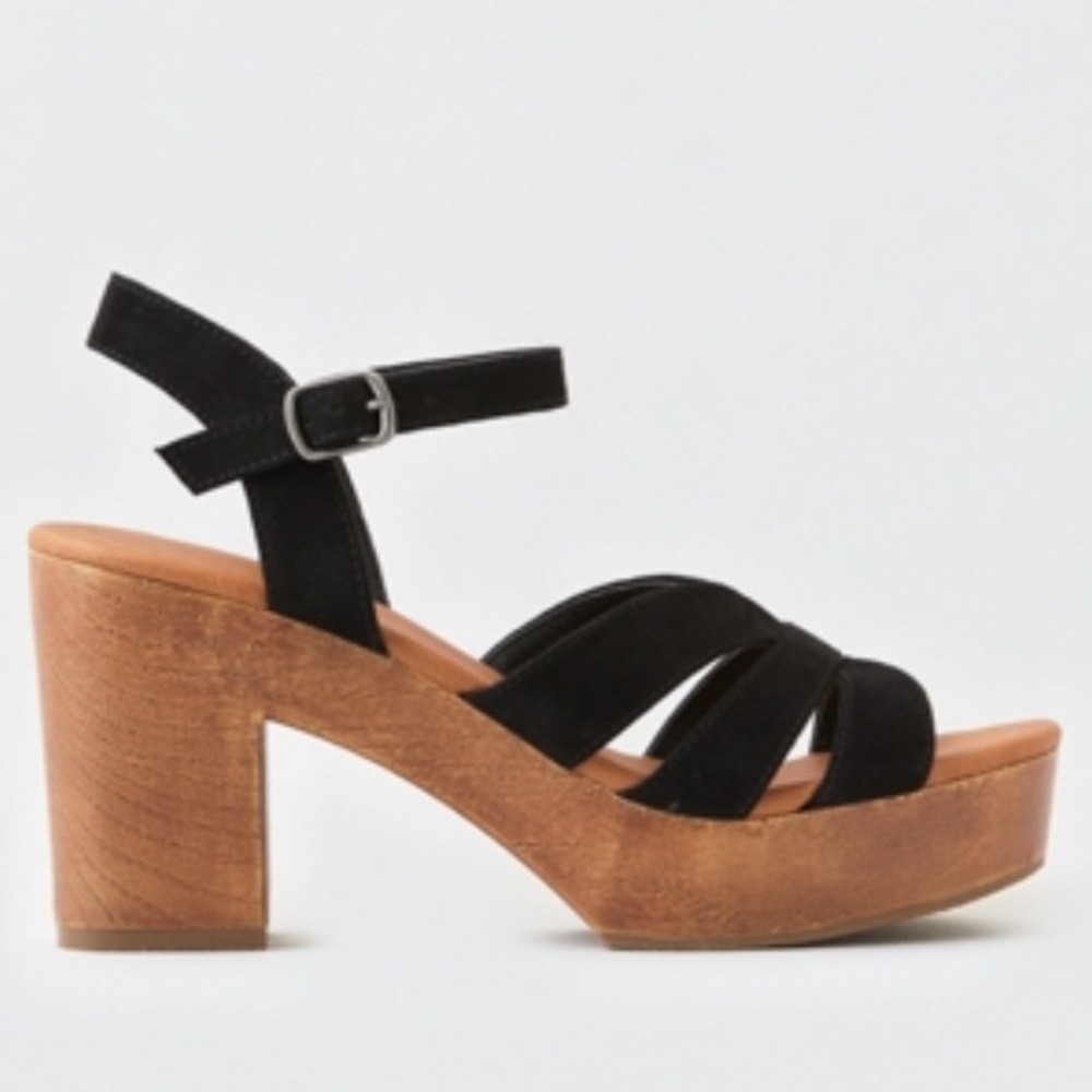 WOODEN PLATFORM SANDALS